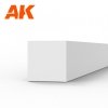 AK Interactive AK6533 STRIPS 3.00 X 3.00 X 350MM – STYRENE STRIP – (6 UNITS)